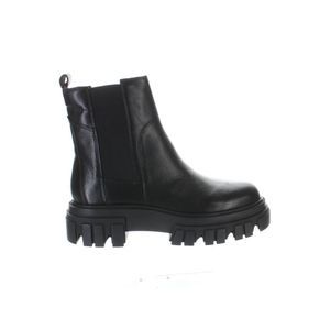 Marc Fisher Womens Black Chelsea Lug Boots Size 8 runs big more like a 9